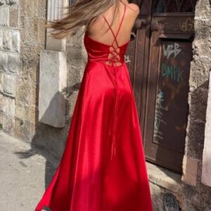 שמלת סקאלי-אדום