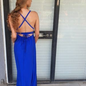 שמלת קרוז-כחול