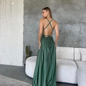 שמלת קרוז-ירוק