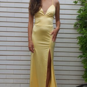 שמלת גלוריה-צהוב