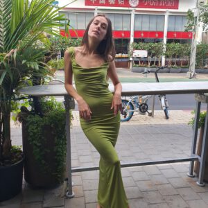 שמלת אנה-ירוק