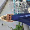 שמלת גפן-כחול נייבי - Thumbnail Image 3