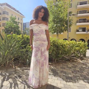 שמלת קלסי-פרחוני