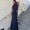 שמלת ורוניקה-כחול נייבי - Thumbnail Image 4